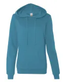 SS650 Independent Trading Co. Juniors' Lightweight Pullover Hooded Sweatshirt Aquamarine