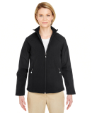 UltraClub 8265L Ladies' Soft Shell Jacket BLACK