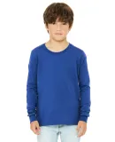 BELLA+CANVAS 3501Y Youth Long-Sleeve T-Shirt in True royal