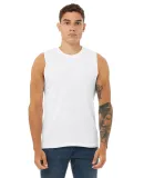 BELLA+CANVAS 3483 Mens Jersey Muscle Tank in White