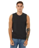 BELLA+CANVAS 3483 Mens Jersey Muscle Tank in Dark gry heather