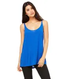 BELLA 8838 Womens Flowy Tank Top in True royal