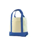 8867 UltraClub Seaside Canvas Boat Tote  ROYAL