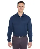 8210LS UltraClub® Adult Cool & Dry Long-Sleeve Me NAVY