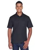 8210P UltraClub® Adult Cool & Dry Mesh Piqué Pol BLACK