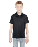 8210Y UltraClub® Youth Cool & Dry Mesh Piqué Pol BLACK