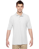  537 Jerzees Men's Easy Care™ Pique Polo in White