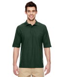  537 Jerzees Men's Easy Care™ Pique Polo in Forest green