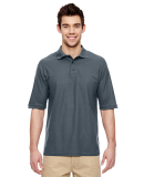  537 Jerzees Men's Easy Care™ Pique Polo in Charcoal grey