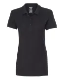 Gildan 82800L Premium Cotton Ladies' Double Piqué BLACK