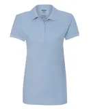 Gildan 82800L Premium Cotton Ladies' Double Piqué LIGHT BLUE