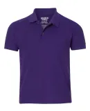 72800B Gildan DryBlend® Youth Double Piqué Polo PURPLE