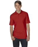 72800 Gildan DryBlend® Adult Double Piqué Polo in Red