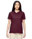 44800L Gildan Performance™ Ladies' Jersey Polo in Marble maroon