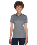 8210L UltraClub® Ladies' Cool & Dry Mesh Piqué P in Charcoal