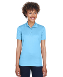 8210L UltraClub® Ladies' Cool & Dry Mesh Piqué P in Columbia blue