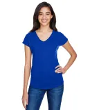 6750VL Anvil - Ladies' Triblend V-Neck T-Shirt  ATLANTIC BLUE