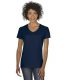 5V00L Gildan Heavy Cotton™ Ladies' V-Neck T-Shir in Navy