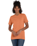 4980 Hanes 4.5 ounce Ring-Spun T-shirt in Pumpkin heather