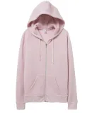 Alternative Apparel 9573 Ladies Eco Fleece Hoodie in Eco rose quartz