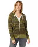 Alternative Apparel 9573 Ladies Eco Fleece Hoodie in Camo