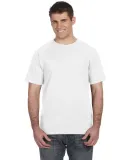 980 Anvil Combed Ring Spun Cotton T-Shirt in White