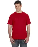 980 Anvil Combed Ring Spun Cotton T-Shirt in True red