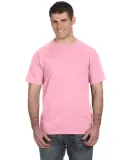 980 Anvil Combed Ring Spun Cotton T-Shirt in Charity pink