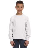 4930B Fruit of the Loom Youth 5 oz., 100% Heavy Co in White