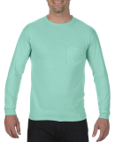 4410 Comfort Colors - Long Sleeve Pocket T-Shirt in Island reef