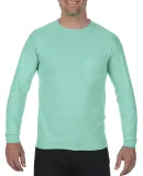 4410 Comfort Colors - Long Sleeve Pocket T-Shirt in Island reef