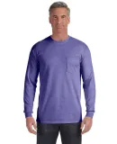 4410 Comfort Colors - Long Sleeve Pocket T-Shirt in Violet