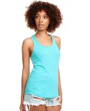 Next Level 1533 The Ideal Racerback Tank in Tahiti blue