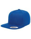 6007 Yupoong Five-Panel Flat Bill Cap ROYAL