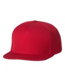 Yupoong 5089M Five Panel Wool Blend Snapback RED