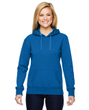  8860 J. America Women's Glitter French Terry Hood in Royal