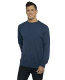 Next Level N9000 Unisex Terry Raglan Pullover in Cool blue