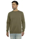 Next Level N9000 Unisex Terry Raglan Pullover in Military green