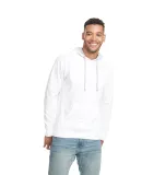 Next Level 9301 Unisex French Terry Pullover Hoody in Wht/ hthr gray