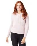 Alternative Apparel 9596 Womens Eco-Fleece Pullove in Eco rose quartz