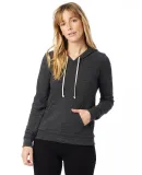 Alternative Apparel 9596 Womens Eco-Fleece Pullove in Eco black