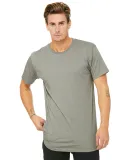 BELLA+CANVAS 3006 Long T-shirt in Heather stone