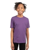 Next Level 3312 Boys CVC Crew Tee in Purple rush