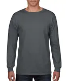 784AN Anvil Midweight Long-Sleeve T-Shirt CHARCOAL