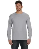 784AN Anvil Midweight Long-Sleeve T-Shirt HEATHER GREY