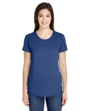 6750L Anvil Ladies' Triblend Scoop Neck T-Shirt HEATHER BLUE