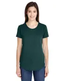 6750L Anvil Ladies' Triblend Scoop Neck T-Shirt HTH DARK GREEN