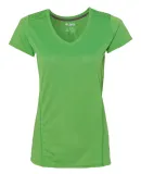 Gildan G47V Ladies Tech V-Neck T-shirt ELECTRIC GREEN