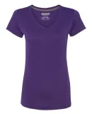 Gildan G47V Ladies Tech V-Neck T-shirt MARBLED PURPLE