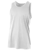 N2359 A4 Drop Ship Sport Tank Shirt SILVER